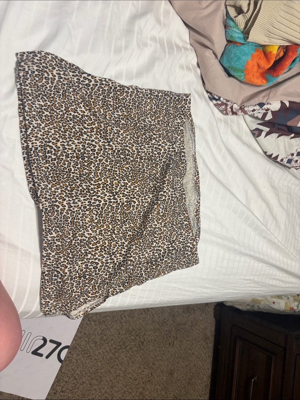 Cheetah print tube top
